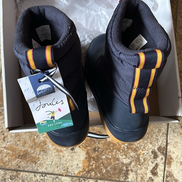 Joules Coniston navy winter boots water proof size 7 new in box - Picture 3 of 4